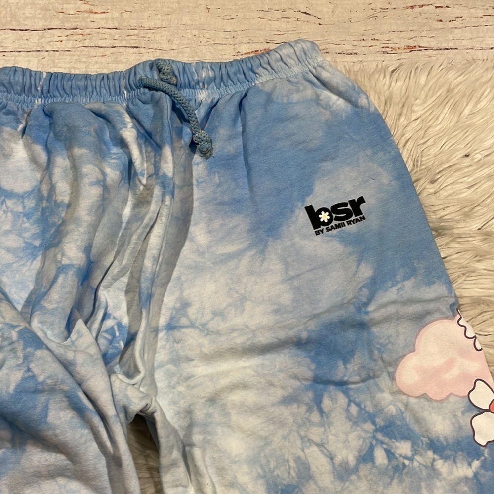 Blue Floral Joggers - Picture 10 of 12